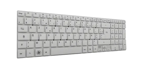 Clavier blanc pour Acer Aspire V3-532 et V3-532G