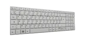 Clavier blanc pour Acer Aspire V3-532 et V3-532G