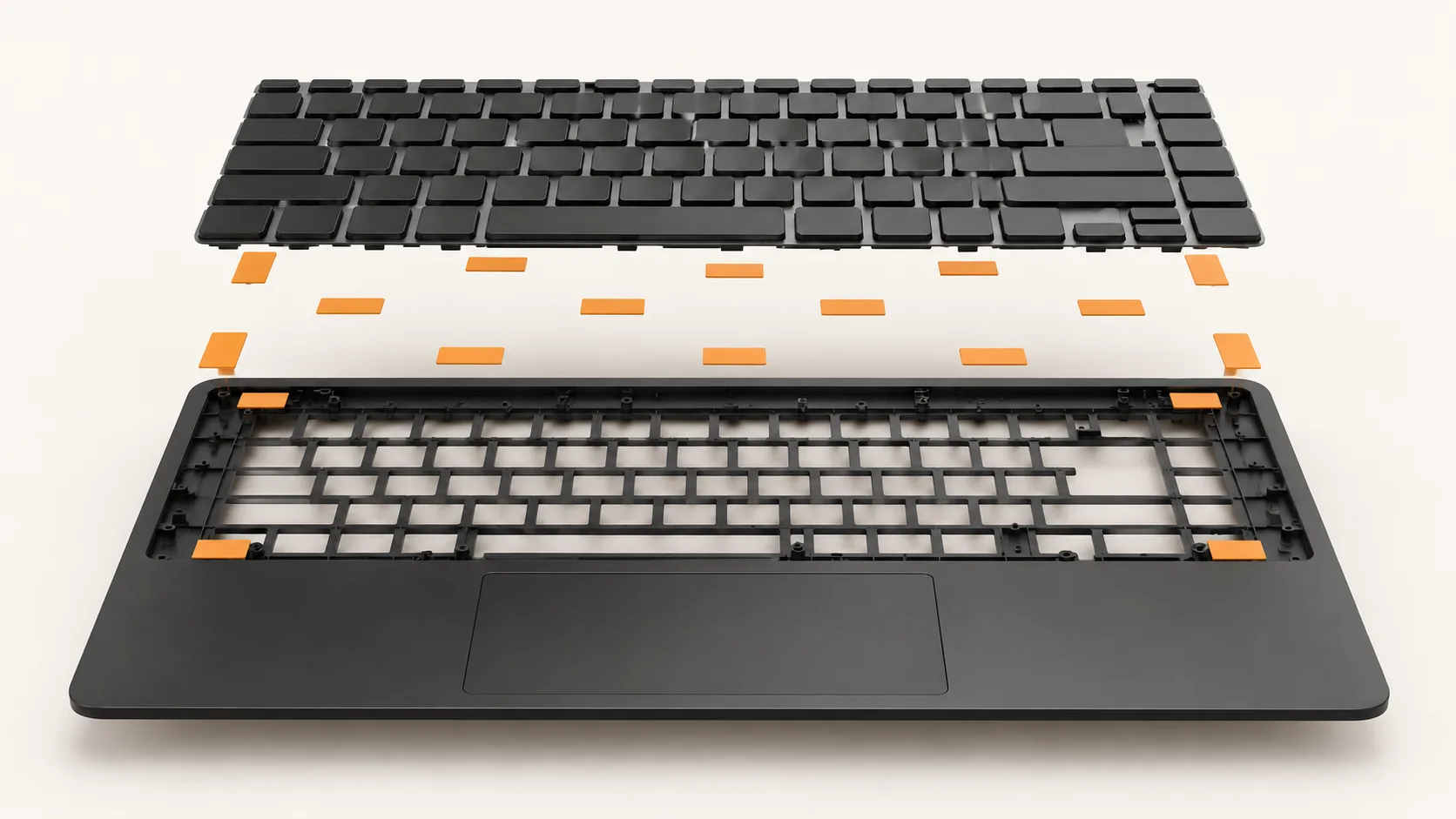 Clavier riveté : le remplacer sans changer tout le repose-poignets